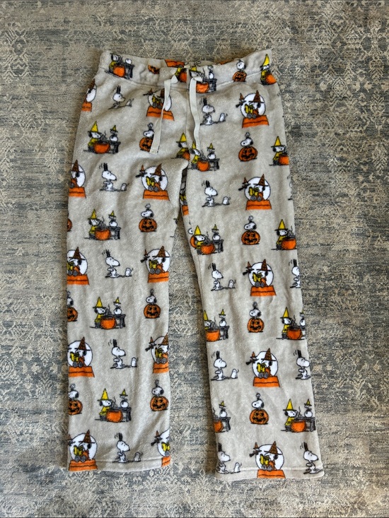 Peanuts Other - Peanuts Fleece Snoopy Halloween Pajama Bottoms